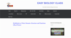 Desktop Screenshot of easybiologyclass.com